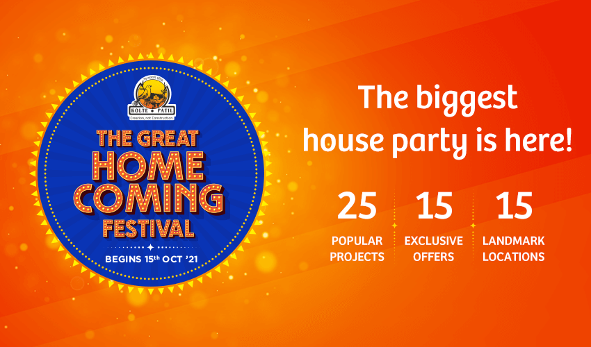 The Great Home Coming Festival with 15 Exclusive Offers at 25 Popular Projects and 15 Landmark Locations